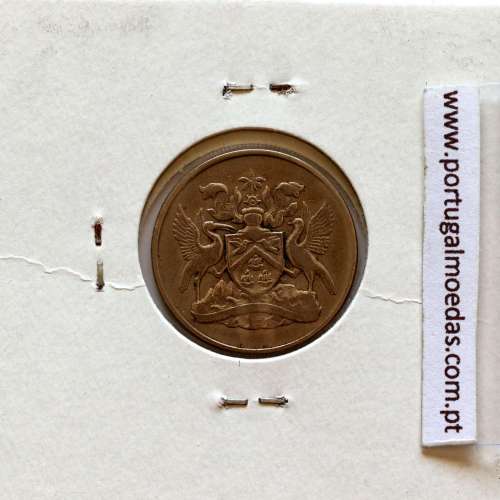 Trinidad and Tobago, 25 Cents 1966 Copper-nickel , (VF), World Coins Trinidad and Tobago KM 4