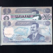 Iraq - Lot of 6 Different Banknotes - Series 1990-2002 (Uncirculated)