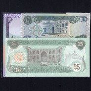 Iraq - Lot of 3 Different Banknotes - Series 1979-2003 (Uncirculated)