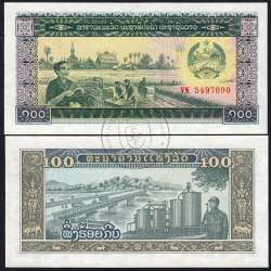 Laos - Nota de 100 Kip 1979-1988 (Não Circulada) - Pick 30
