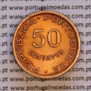 São Tomé and Príncipe, 50 Centavos 1962 Bronze, Former colony of Portugal, (VF+/XF-), World Coins Saint Thomas & Prince KM 17.1