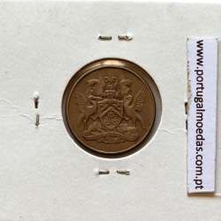 Trinidad and Tobago, 25 Cents 1972 Copper-nickel , (VF), World Coins Trinidad and Tobago KM 4