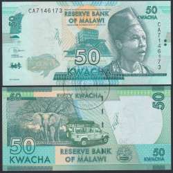 Malawi - 50 Kwacha Banknote 2020 (Uncirculated) - Pick 64