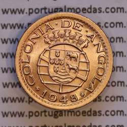 Angola, 10 Centavos 1948 Bronze, "$10" dez centavos 1948, (Soberba), Ex-Colónia Portuguesa, World Coins Angola KM 70 Angola, 10 Centavos 1948 Bronze, "$10" dez centavos 1948, (Soberba), Ex-Colónia Portuguesa, World Coins Angola KM 70