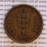 Índia, 1 Tanga 1934 Bronze, Estado da India Portuguesa, (MBC+), World Coins India Portuguese KM 19