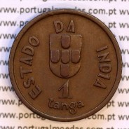 Índia, 1 Tanga 1934 Bronze, Estado da India Portuguesa, (MBC+), World Coins India Portuguese KM 19