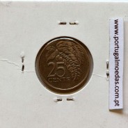 Trinidad and Tobago, 25 Cents 1983 Copper-nickel , (XF), World Coins Trinidad and Tobago KM 32