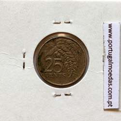 Trinidad and Tobago, 25 Cents 1983 Copper-nickel , (VF), World Coins Trinidad and Tobago KM 32