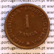 1 Tanga 1952 Bronze Estado da Índia Portuguesa, Ex-Colónia, (MBC+), World Coins India Portuguese KM 28