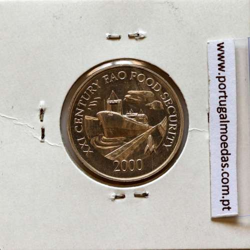 Panama, 1 Centesimo 2000 Aluminium, Um Centésimo 2000, (UNC), World Coins Panama KM 132
