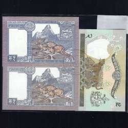 Nepal - Lote de 8 Notas Diferentes - Serie 1974-2015 (Não Circuladas) Nepal - Lote de 8 Notas Diferentes - Serie 1974-2015 (Não Circuladas)