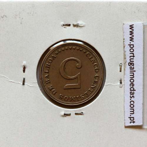 Panama, 5 Centesimos 1966 Copper-nickel, Cinco Centésimos 1966, (XF), World Coins Panama KM 23.2