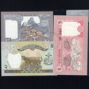 Nepal - Lot of 5 Different Banknotes - Series 1981-2012 (Uncirculated)