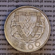 5 escudos 1937 Prata, 5$00 Escudos 1937 prata Republica Portuguesa, (MBC), World Coins Portugal KM 581