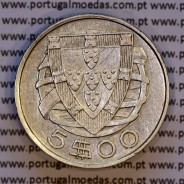 Silver coin 5 Escudos 1937 of Portugal, 5$00 Escudos 1937 silver of the Portuguese Republic, (VF), World Coins Portugal KM 581
