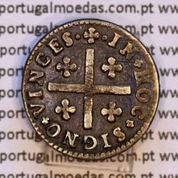 Portugal, silver coin Half Tostão of D. José I (1750-1777), diadem 1 point, 50 Réis Silver JOSEPHUS, WorldCoins Portugal KM236.1
