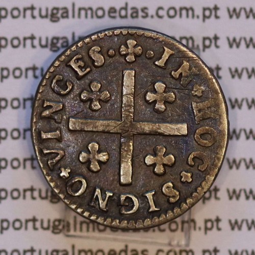 Portugal, silver coin Half Tostão of D. José I (1750-1777), diadem 1 point, 50 Réis Silver JOSEPHUS, WorldCoins Portugal KM236.1