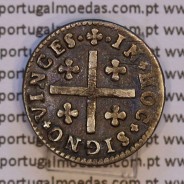 Portugal, silver coin Half Tostão of D. José I (1750-1777), diadem 1 point, 50 Réis Silver JOSEPHUS, WorldCoins Portugal KM236.1