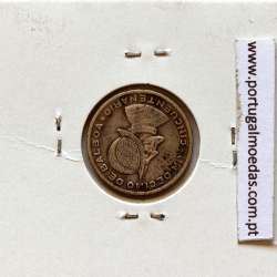 Panama, 1/10 Balboa 1953 Silver, Decimo de Balboa 1953, (XF), World Coins Panama KM 18