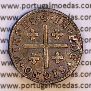 Portugal, silver coin Half Tostão of D. José I (1750-1777), diadem 1 point, 50 Réis Silver JOSEPHUS, WorldCoins Portugal KM236.1