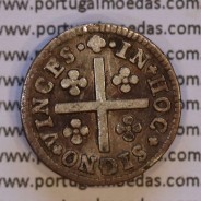 Meio Tostão Prata D. José I (1750 -1777), 50 Réis Prata JOSEPHUS, Diadema losango 2 pontos, World Coins Portugal KM 236.1
