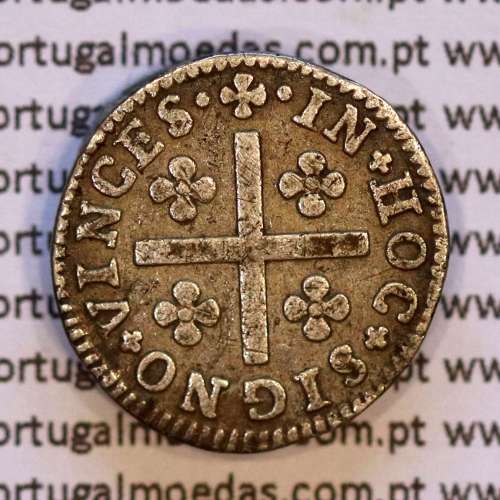 Portugal, silver coin Half Tostão of D. José I (1750-1777) Diamonds Diadem, 50 Réis Silver JOSEPHUS, WorldCoins Portugal KM236.1