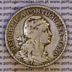 Cabo Verde, 1 Escudo 1930 alpaca, 1$00 Escudo alpaca 1930, Ex-Colónia de Cabo verde, (MBC), World Coins Cape Verde KM 5