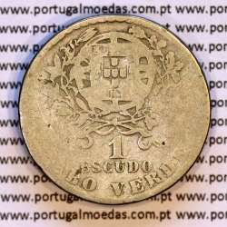 Cabo Verde, 1 Escudo 1930 alpaca, 1$00 Escudo alpaca 1930, Ex-Colónia de Cabo verde, (BC), World Coins Cape Verde KM 5 Cabo Verde, 1 Escudo 1930 alpaca, 1$00 Escudo alpaca 1930, Ex-Colónia de Cabo verde, (BC), World Coins Cape Verde KM 5