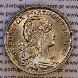 Portugal, 50 Centavos 1961 Alpaca of portuguese republic, $50 centavos 1961, (UNC), World Coins Portugal KM 577
