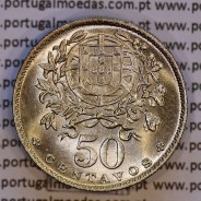 50 Centavos 1961 Alpaca, $50 centavos 1961 Republica Portuguesa, (Soberba), World Coins Portugal KM 577