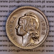 Angola, 20 Centavos 1922 Copper-nickel, $20 twenty centavos 1922 Former Colony portugues, (UNC), World Coins Angola KM 64