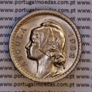 20 Centavos 1922 Cupro-Níquel de Angola, $20 vinte centavos 1922 Ex-Colónia Angola, (Bela/Soberba), World Coins Angola KM 64