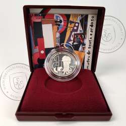 Portugal, Proof Silver coin of 100 escudos 1987 of the painter Amadeo de Souza Cardoso, World Coins Portugal KM 644a