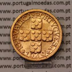 Portugal, 10 centavos 1949 Bronze Portuguese Republic, X centavos 1949 Bronze (UNC/XF), World Coins Portugal KM 583