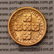 X centavos 1949 Bronze Republica Portuguesa "10 centavos 1949" (Bela/Soberba), World Coins Portugal KM 583