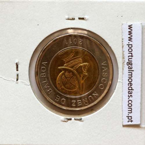 Panamá, 1 Balboa 2011 Bimetálica, Um Balboa 2011, (Soberba), World Coins Panama KM 141