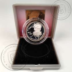 Portugal, Proof silver coin 100 Escudos 1991 Antero de Quental, 1891-1991 100th Anniversary Death of Poet, with Case, KM 664a