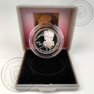 Portugal, Proof silver coin 100 Escudos 1991 Antero de Quental, 1891-1991 100th Anniversary Death of Poet, with Case, KM 664a