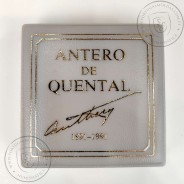 Portugal, Proof silver coin 100 Escudos 1991 Antero de Quental, 1891-1991 100th Anniversary Death of Poet, with Case, KM 664a