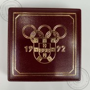 Portugal, Proof Silver coin of 200 Escudos 1992 of XXV Olympic Games in Barcelona, World Coins Portugal KM 662a