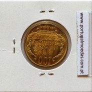Paraguai, 100 Guaranies 2004 Aço Latão, (Soberba), World Coins Paraguay KM 177a