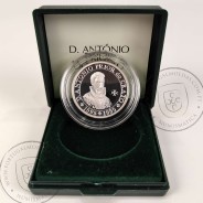 100 Escudos 1995 D. António Prior do Crato 1595-1995, Estojo moeda prata Proof 100$00 1995, World Coins Portugal KM 680a