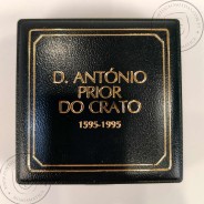 Portugal, Proof silver coin 100 Escudos 1995 D. António, Prior of Crato, 1595-1995 4th centenary of death, with Case, KM680a
