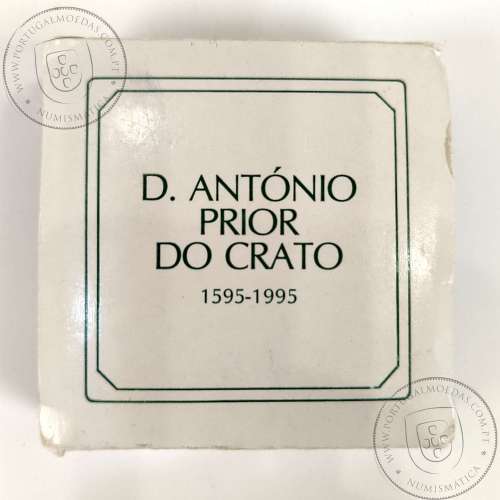 Portugal, Proof silver coin 100 Escudos 1995 D. António, Prior of Crato, 1595-1995 4th centenary of death, with Case, KM680a