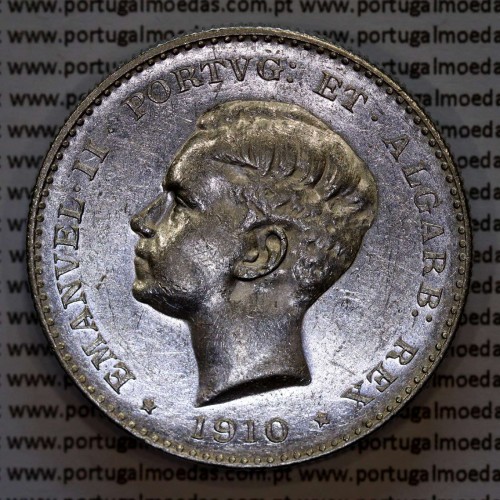 Portugal, silver coin 1000 réis 1910 of D. Manuel II commemorating the Centenary of the Peninsular War 1808-1814, Portugal KM558