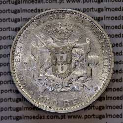 500 réis 1910 prata D. Manuel II, Centenário da Guerra Peninsular de 1808-1814, (Bela), World Coins Portugal KM 556.
