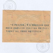 Cédula 2 Centavos Creche-Lactário Évora "Traços 6mm, ornatos tipo 1, serie AL", (QNC), Referencia nº 1752a no catálogo I.C.P.