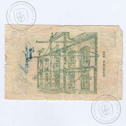 Portuguese notgeld, 1 Centavo Camara Municipal de Portalegre,  (C), Private emergency money notes from 1917 to 1925.