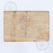 Portuguese notgeld, 1 Centavo Camara Municipal de Santarém, (C), Private emergency money notes from 1917 to 1925.
