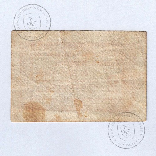 Cédula, 2 Centavos Camara Municipal de Santarém, "u" fantasiado, (C), Referencia nº 3692 no catálogo I.C.P.